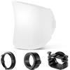 NEEWER CRS7 Softbox Diffusore a Cupola con 3 Anelli Adattatori, Compatibile con Godox V1 NEEWER Flash Rotond Z1 Z2 e Speedlite Quadrato Z760 e Altro, Attacco per Luce Video MS60B MS60C MS150B