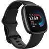 Fitbit Versa 4 Smartwatch per il fitness con abbonamento Google Health Premium di 3 mesi incluso, fino a 6 giorni di autonomia e compatibile con iOS & Android, Nero / Alluminio grigio grafite