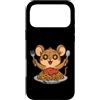 mouse pasta foodie cartoon fun rodent Ca Custodia per iPhone 17 Pro Max Cartone animato Mouse