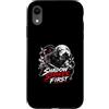 Ninja Shadow and Warrior Stealth Custodia per iPhone XR L'ombra colpisce il primo Ninja e il guerriero furtività