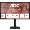 AOC MONITOR 27 LED IPS FHD 16:9 4MS 300 CDM 120hz, PIVOT, VGA/DP/HDMI, MULTIMEDIALE - 27E4U