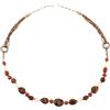 CLISPEED Collana Vintage da Donna in Resina e Lega Perline Colorate e Nappa Collana Bohémien Lunga e Choker Gioielli Etnici Fatti a Mano per Uso Quotidiano e Accessori da Spiaggia