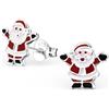Monkimau Orecchini Babbo Natale in argento 925