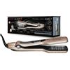 DEMELISS - Saint Algue Piastra per capelli a vapore in titanio - Maxi-serbatoio integrato 40ml - Pettine laterale rimovibile - Lisciatura estrema e protezione dei capelli - Oro/Champagne