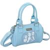 safta K-POP Demon Hunters - Secret - Borsa a tracolla, borsa da donna, Shopping Bag, comoda e versatile, qualità e resistenza, 16 x 7,5 x 10 cm