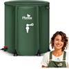 Plonos Botte antipioggia 200 l con rubinetto in PVC resistente ai raggi UV, 70 x 60 cm, verde