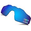 Bowyer Polarized - Lenti di ricambio per occhiali da sole Oakley Radar EV XS Path OJ9001, colore: blu a specchio