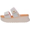 HEYDUDE Hey Dude 43203 Delray Slide Eyelet White Sandali Scalsati per Donna in Tessuto Sangallo (Taglia 40)