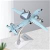 Modellino di aereo imbarcato su portaerei in con supporto da scrivania, regalo
