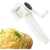 Generic Grattugia rotante per formaggio, portatile, in acciaio, manico ergonomico, multifunzione, per formaggio, frutta, verdura, patate, preparazione di alimenti, gadget da cucina, pratico design