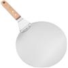 Generic per pizza - per servire da cucina con scorrevole, per pizza con manico in legno, costruzione stabile e resistente al calore Inserimento e servizio senza sforzo per forno BBQ cuc