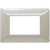 Mapam placca perla 3 posti compatibile Bticino Matix - JOY-P5003-PE