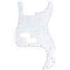 Musiclily Pro 13 Fori Stile Moderno Pickguard Battipenna Basso per American Precision Bass 4 Corde,4 strati White Pearl
