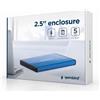 GEMBIRD Gembird EE2-U3S-3-DB Contenitore per unità di archiviazione Contenitore per unità disco Blu 2,5"
