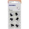 connexx Sleeve 3.0 Vented XS Domes, confezione da 6, arancione, paraventi in silicone per apparecchi acustici 10992863