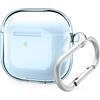 Elago Custodia trasparente per AirPods 4 Aqua Blue