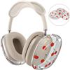 MMOBIEL Custodia compatibile con AirPods Max - Custodia per padiglioni auricolari in TPU morbido - Ciliegia