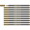 STABILO - Pennarello Premium Metallizzato - Pen 68 metallic | Confezione da 10, Oro