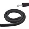Generic Foam pipeWrap - Isolamento ID 1/2 pollice, tubo in schiuma di gomma, manicotto resistente alle intemperie | Tubo idraulico Isolamento per linee d'acqua
