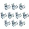 PATIKIL 6-8mm Morsetti per Tubo Iniezione Carburante Mini, 10Pz Morsetti per Rigo Carburante Regolabili Placcati Zinco Kit Assortito Morsetti per Tubo Clip Tubo per Automobili Giardino