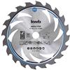 kwb lama per sega circolare 160 x 16 mm, taglio ultrarapido, ottimale per macchine a batteria, adatta per legno tenero e duro, listellare e truciolare
