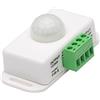 Angoily Sensore di Movimento Pir 12-24v Rilevamento Infrarossi di Ritardo Regolabile per Illuminazione di Armadi e Scale in Abs e Lega di Alluminio