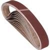 Kozelo 10Pz Cinture Levigatura 50mm x 1220mm Grana 80 Ossido Alluminio Carta Vetrata Abrasiva Per Smerigliatrice A Nastro Lavorazione Legno Rimozione Ruggine