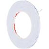 PATIKIL 5m/16.4ft Sigillatura Schiuma Nastro, 5mm Largo 2mm Spesso Singolo Paraspifferi Gommapiuma Guarnizione Porta Striscia per Mobili per Isolamento Tubi Finestre, Bianco