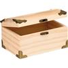Glorex 6 2003 352 - Scrigno in Legno Naturale, 15 x 9,5 x 8 cm