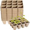 Armo Gardening Vassoi di partenza per semi, 240 celle, vasi biodegradabili, confezione da 20