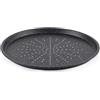 Salter COMBO-8103 - Set di due 29cm teglie per pizza, antiaderente teglia per pizza rotonda, Megastone collezione, facile da pulire, adatto per l'uso in forno, privo di PFOA, acciaio al carbonio, nero