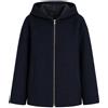 Max Mara Studio Giacca Fune in misto lana con cappuccio
