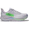 Hoka Clifton 10 Ash Grey/Neon Green da Uomo