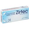 Farma 1000 Zirtec Cetirizina dicloridrato 10mg Antistaminico Orale Trattamento Rinite Allergica, 7 compresse