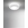 Vistosi BOT PLAFONIERA APPLIQUE 45 BIANCO CRISTALLO E BIANCO OPACO 2 LUCI ATTACCO E27