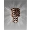 Vistosi GIOGALI APPLIQUE A PARETE CRISTALLO RAME E BRONZO OPACO 1 LUCE ATTACCO E14