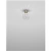 Vistosi RINA FARETTO 16 BIANCO MURRINA ACCIAIO SATINATO L22DD LED 2700K 9W 1100lm DIMMERABILE
