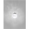Vistosi RINA SOSPENSIONE 16L BIANCO MURRINA NICKEL NERO SATINATO L32BB LED 3000K 9W 1200lm DIMMERABILE