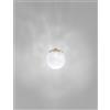 Vistosi RINA SOSPENSIONE 16L BIANCO MURRINA OTTONE LUCIDO 2 L32BB LED 3000K 9W 1200lm DIMMERABILE