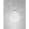 Vistosi RINA SOSPENSIONE 35L BIANCO MURRINA ACCIAIO SATINATO L2226 LED 2700K 16W 2000lm DIMMERABILE