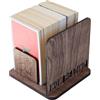 Generic Libreria Piccola - Organizzatore In Legno Da 7,87x7,87 Pollici, Scaffale Da Scrivania Compatto, Espositore Minimalista, Robusto Contenitore In Legno, Design | Elegante Libreria Per L'arred