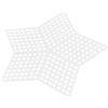 Beatifufu 10 Pezzi Plastic Mesh Canvas Fai da Te per Borse e Ricamo Rete Plastica Resistente e Liscia Adatta Progetti Uncinetto e Croce Creativi con Forma Stella per Artigianato Manuale