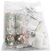 EcoPrice Tazzulella Kit Caffe Bicchieri/Palette/Zucchero 50pz cad