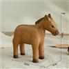 Statuetta di asinello in legno, ornamento decorativo, regalo per ufficio,