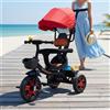 Accessorio versatile per triciclo per bambini da 1 a 3 anni, altezza regolabile.