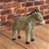 Statuetta di asinello in legno, ornamento decorativo, regalo per ufficio,