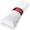 Utopia Bedding Cuscino trapuntato per il corpo 40x145 cm cuscino per la Bianco 1