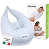 Dilamababy Cuscino Gravidanza Fiocchi di Memory e Fiber Made in Italy Comodo per