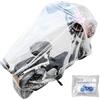 Generic Coprimoto trasparente, Coprimoto antipioggia - Protezione per scooter,Coprimoto trasparente antistrappo, resistente al calore, resistente al calore, per tutte le stagioni, per riporre la moto