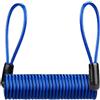 Generic Cavo di blocco del disco | Cavo di promemoria del fabbro con doppio passante | Molla di sicurezza per scooter, moto, veicoli bagagli, caschi lucchetto